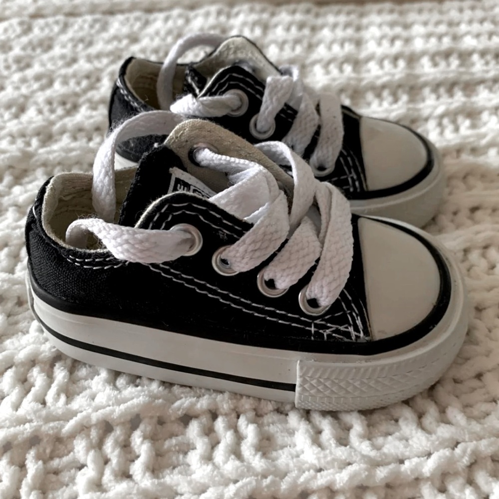 Baby boy black converse